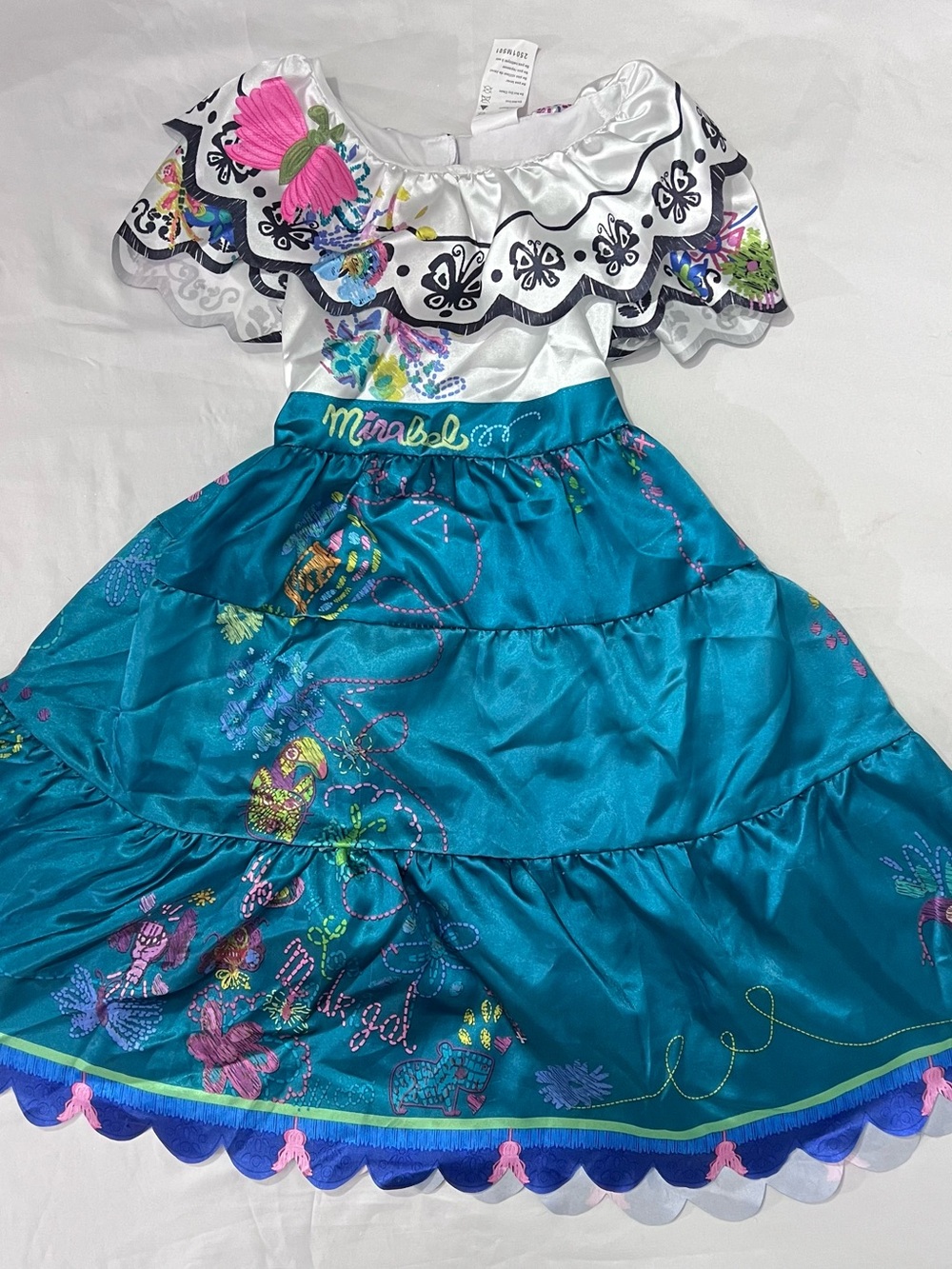 Disney Encanto Mirabel Dress Girls 4-6X Fantasy Play Costume